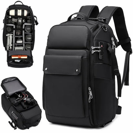 New Large Capacity Photography Backpack Waterproof Professional Camera Bag Stylish Laptop Backpack Suitcase For SLR Drone Canon HEBDO STORE