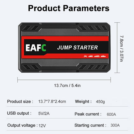 Super Capacitor Car Jump Starter 2000A/1200A Car Booster Device Portable Battery Starters Charger Starting for Emergency Device HEBDO STORE