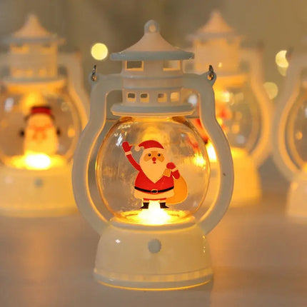 Christmas Night Light Indoor Wind Lantern Gift Decoration New Flat Interior View Christmas Window Decoration Scene Layout HEBDO STORE