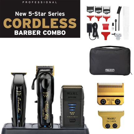 Professional Hair Clippers for Men, 5 Star Series Cord/Cordless Magic Clip Detailer Li for Barbers & Stylists HEBDO STORE