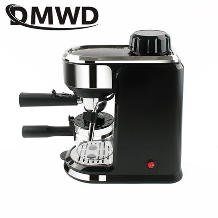 Italian Pressure Steam Coffee Maker 5 Bar Automatic Pump Espresso Cappuccino Bubble Machine Milk Foam Frother Latte Mocha Pot EU HEBDO STORE