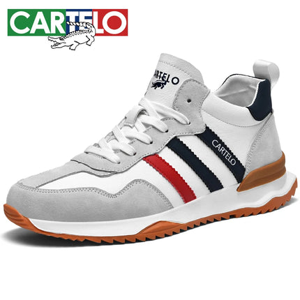 Men's Casual Shoes  Sneakers White HEBDO STORE