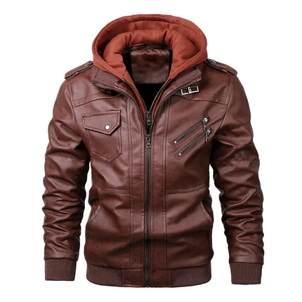 Men's Leather Jackets Autumn hiver HEBDO