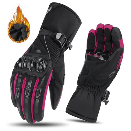 Motorcycle Gloves Windproof Waterproof Winter HEBDO