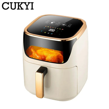 CUKYI 9L Household Air Fryer Electric Baking Oven Automatic Cooking Machine French Fries Maker Fruit Dryer BBQ Machine Oil Free HEBDO STORE