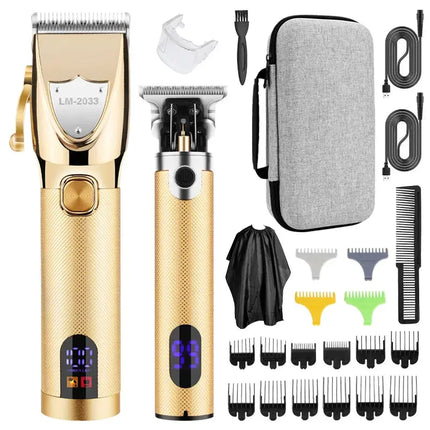 Professiona Salon Recharge Beard Trimmer Better Than 8 Clipper forceful 70K shaver T-blade Close Cutting Zero Gapped Hair Cutter HEBDO STORE