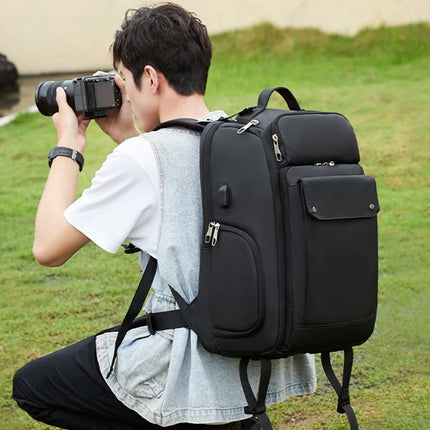 New Large Capacity Photography Backpack Waterproof Professional Camera Bag Stylish Laptop Backpack Suitcase For SLR Drone Canon HEBDO STORE