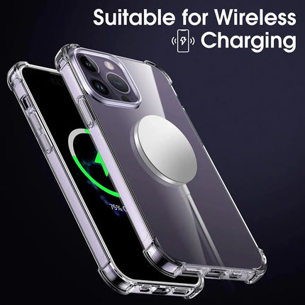 Shockproof Clear Phone Case For iPhone 15 14 13 12 11 Pro Max XR XS Max Silicone Soft TPU Back Cover For iPhone 15 14 13 11 Case Hebdo Store