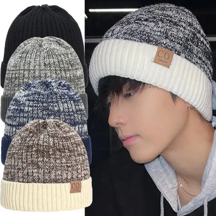 Cap Casual Winter Knitted Hats Men And Women HEBDO