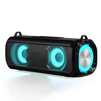 Rockmia RGB Speaker EBS-045 AliExpress Choice Portable Wireless Music Player & Soulder Straps LED Bluetooth 5.0 TF USB-C Aux HEBDO