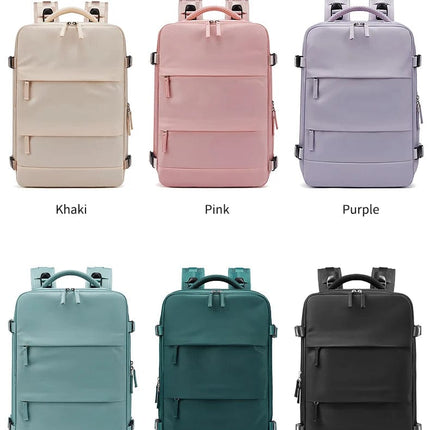 Women Laptop Backpack 15.6inch Teenage girl USB charging school Backpack Independent Shoe bag travel Backpack outdoor Backpack HEBDO STORE