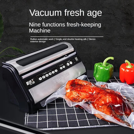 Powerful Vacuum Sealer - Two-in-One Food Sealing Machine for Dry and Wet Items 110V-220V HEBDO STORE