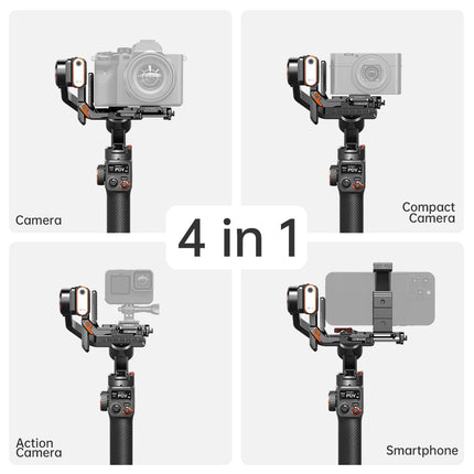 Hohem iSteady MT2 Kit for Mirrorless Camera Action Camre Smartphone, Stabilizer for Sony/Nikon/Canon, 3 Axis Gimbal Load 1.2kg HEBDO STORE