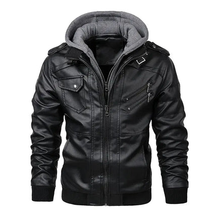 Men's Leather Jackets Autumn hiver HEBDO