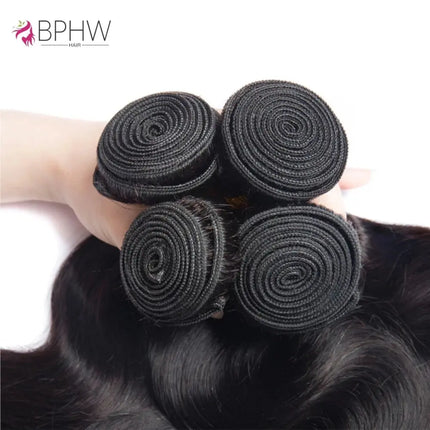 Peruvian Body Wave Human Hair Bundles Raw Virgin 100% Unprocessed Weave Human Hair Extensions 1 3 4 Bundles Deals Natural Color HEBDO STORE