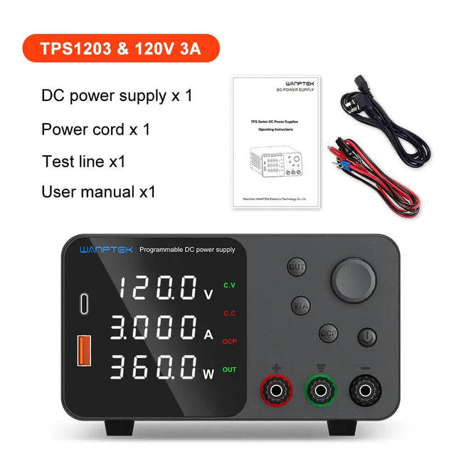 Wanptek Laboratory DC Power Supply Adjustable 30V 10A 60V 5A For Phone Repair Charge the Battery Lab Bench Power Supplies HEBDO