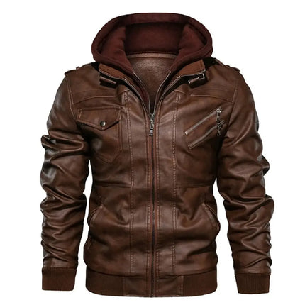 Men's Leather Jackets Autumn hiver HEBDO