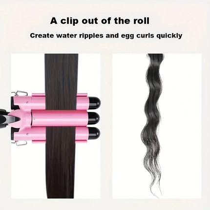 1pc Chicken rolls stick instant noodle head three tube curler small wavy curler big curler perm HEBDO STORE