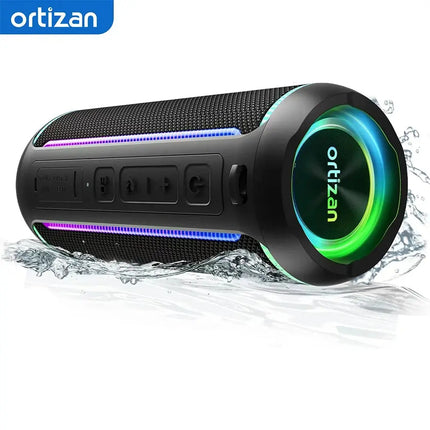 Ortizan X30 Portable Bluetooth Speakers Bass Boost 40W Powerful Wireless IPX7 Waterproof Speaker with 6600mAh Battery USB/TF/AUX HEBDO