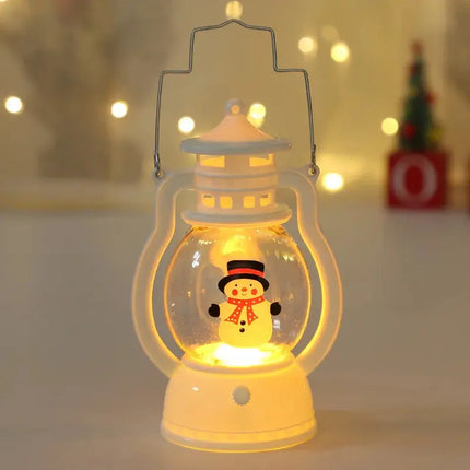 Christmas Night Light Indoor Wind Lantern Gift Decoration New Flat Interior View Christmas Window Decoration Scene Layout HEBDO STORE