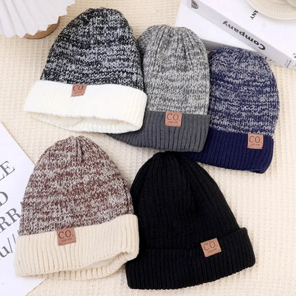 Cap Casual Winter Knitted Hats Men And Women HEBDO