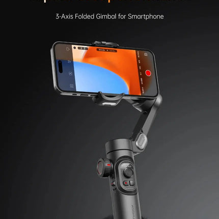 AOCHUAN 3-Axis Handheld Gimbal Stabilizer for Smartphone with Fill Light for iPhone Android Face Tracking Tiktok Vlog Smart XE HEBDO STORE