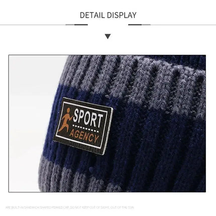 Cap Casual Winter Knitted Hats Men And Women HEBDO