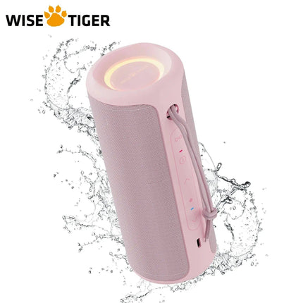 WISETIGER P3 30W Outdoor Portable Bluetooth Speaker IPX7 Waterproof Wireless Sound box Bass Boost BT5.3 RGB TWS Connectivity HEBDO