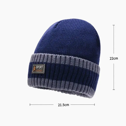 Cap Casual Winter Knitted Hats Men And Women HEBDO