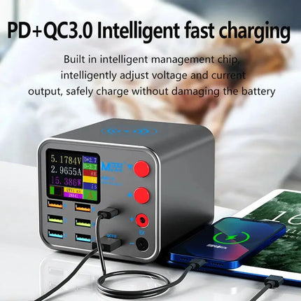 MaAnt Dianba 1 Multifunction 8-port Charger for Mobile Phonewith Short Circuit Repair Function Smart Wireless Fast Charging Tool HEBDO STORE