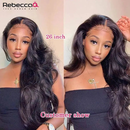 30 Inch Transparent Body Wave 13x4 Hd Lace Frontal Wig Human Hair 180% 13x4 Lace Front Wig Glueless Pre Plucked Wigs For Woman Hebdo Store