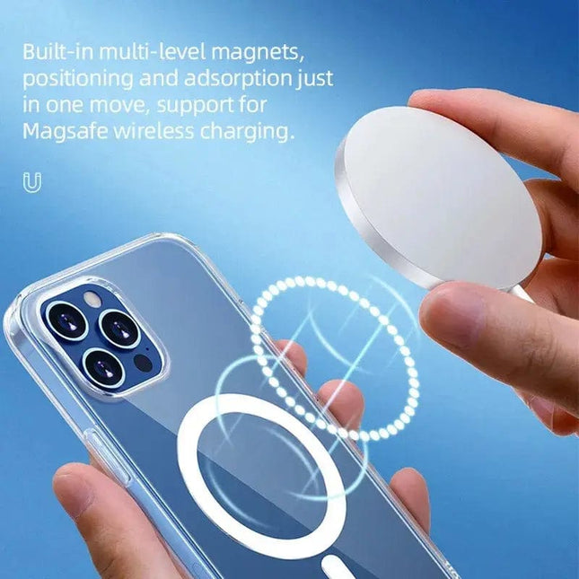 Ultra Clear Magnetic Case for iPhone 14 13 12 11 15 Pro Max Mini XS XR 7 8 Plus SE iPhone Transparent Magnetic Macsafe Cover - Premium  from FRANTZDOL STORE  - Just $15.99! Shop now at FRANTZDOL STORE 