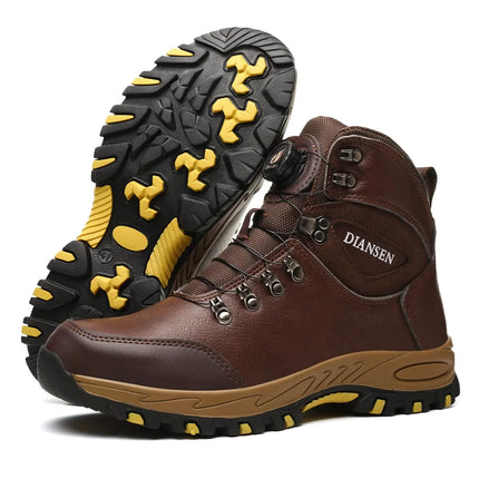 Rotating Button Safety Shoes Men Work Sneakers Indestructible Shoes Puncture-Proof Protective Shoes Work Boots Steel Toe HEBDO STORE