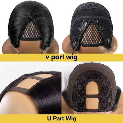 V Part Wig Loose Deep Wave Human Hair Wigs Quick Easy To Wear Glueless Brazilian 250 Density Water Wave Wig For Women 30 34 Inch HEBDO STORE