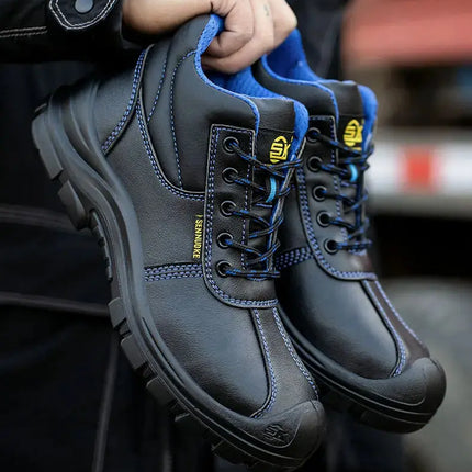 Safety Shoes Boots Man Steel Toe Cap for Work  Work Wear  Industrial Boots Man Protection for the Feet Waterproof HEBDO STORE