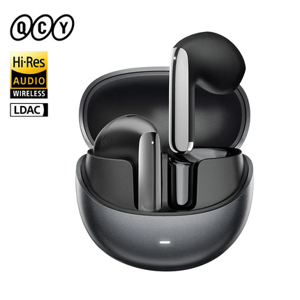 QCY HT10 AilyBuds Pro+ ANC Wireless Earphone Hi-Res Audio with LDAC Bluetooth 5.3 Earbuds 6 Mic AI HD Call Multipoint Connection HEBDO STORE