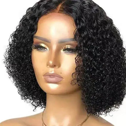 Small Curly Hair Fit Black People Wear of 14 Inch Synthetic Fibre Everyday Use Wigs Synthetic Wig Natural Hebdo Store