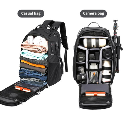 New Large Capacity Photography Backpack Waterproof Professional Camera Bag Stylish Laptop Backpack Suitcase For SLR Drone Canon HEBDO STORE