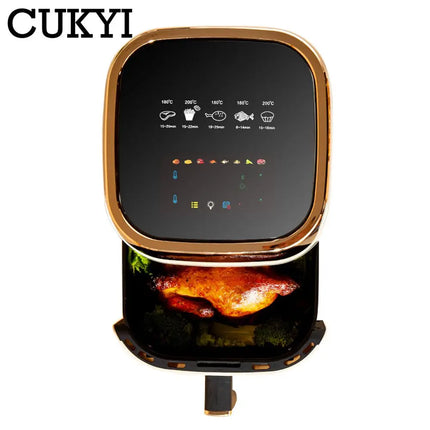 CUKYI 9L Household Air Fryer Electric Baking Oven Automatic Cooking Machine French Fries Maker Fruit Dryer BBQ Machine Oil Free HEBDO STORE