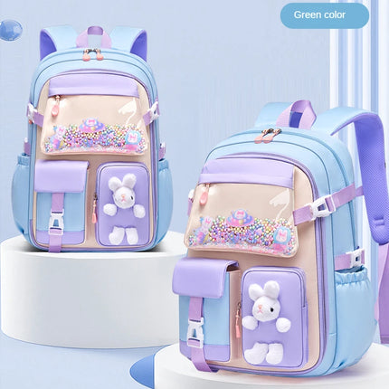 2023 Primary School Girls' Schoolbag Kawaii Lightweight Children's Bag Waterproof Bags Colorful Travel Backpack Mochilas Gifts HEBDO STORE