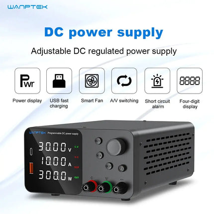 Wanptek Laboratory DC Power Supply Adjustable 30V 10A 60V 5A For Phone Repair Charge the Battery Lab Bench Power Supplies HEBDO