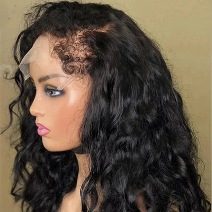 Natural Wave Lace Front Wig 4c Edges Baby Hair Glueless Wig Human Hair Ready To Wear Virgin 13x4 Lace Front Human Hair Wigs HEBDO STORE