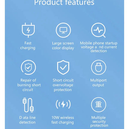 MaAnt Dianba 1 Multifunction 8-port Charger for Mobile Phonewith Short Circuit Repair Function Smart Wireless Fast Charging Tool HEBDO STORE
