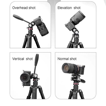 Ulanzi U-190 U190 Panoramic Tripod Head Hydraulic Fluid Video Damping Head For Tripod Monopod DSLR Camera Holder Stand Mobile HEBDO STORE