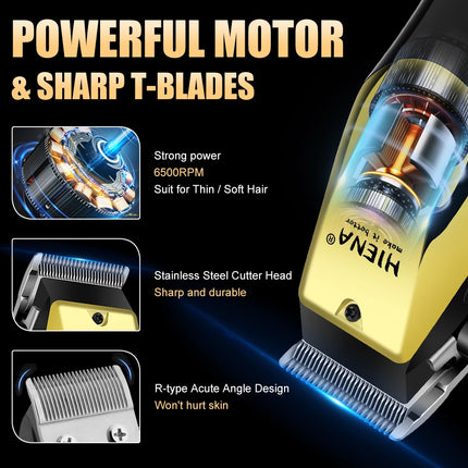 HIENA Hair cutting machine professional barber machines electric shaver Beard hair clipper machine man trimmer for men tool set HEBDO STORE