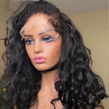 Natural Wave Lace Front Wig 4c Edges Baby Hair Glueless Wig Human Hair Ready To Wear Virgin 13x4 Lace Front Human Hair Wigs HEBDO STORE