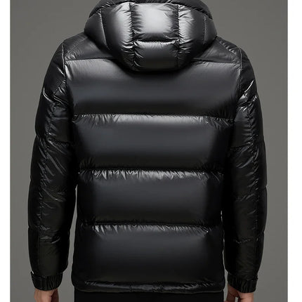 Super Down Jacket 2024 Winter New Short Coat Thickened Designer Clothing Hooded Casual Heating Luxury Down Ultra-light Filling HEBDO STORE