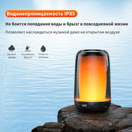 QERE Bluetooth Speaker with Hi-Res 5W Audio,Wireless HiFi Portable Speaker IPX5 Waterproof,Outdoor Multiple connection modes, FRANTZDOL STORE