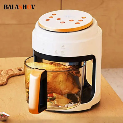 Smart Visual Air Fryer 3L Multi-functional Oil-free Fryer Automatic Household 360°Baking LED Touchscreen Deep Fryer without Oil FRANTZDOL STORE