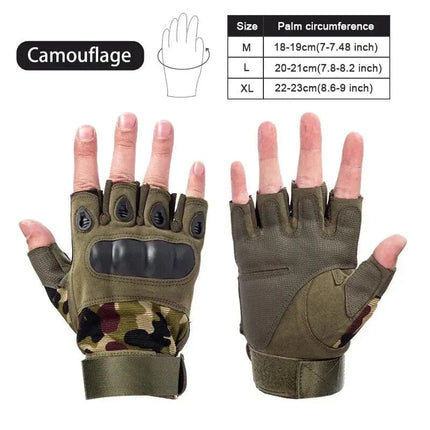 Half Finger Tactical Gloves Outdoor Men's Military Gloves Hiking Motorcycle Cycling Sports Glove Shooting Hunting Gloves - Premium  from FRANTZDOL STORE  - Just $6.99! Shop now at FRANTZDOL STORE 